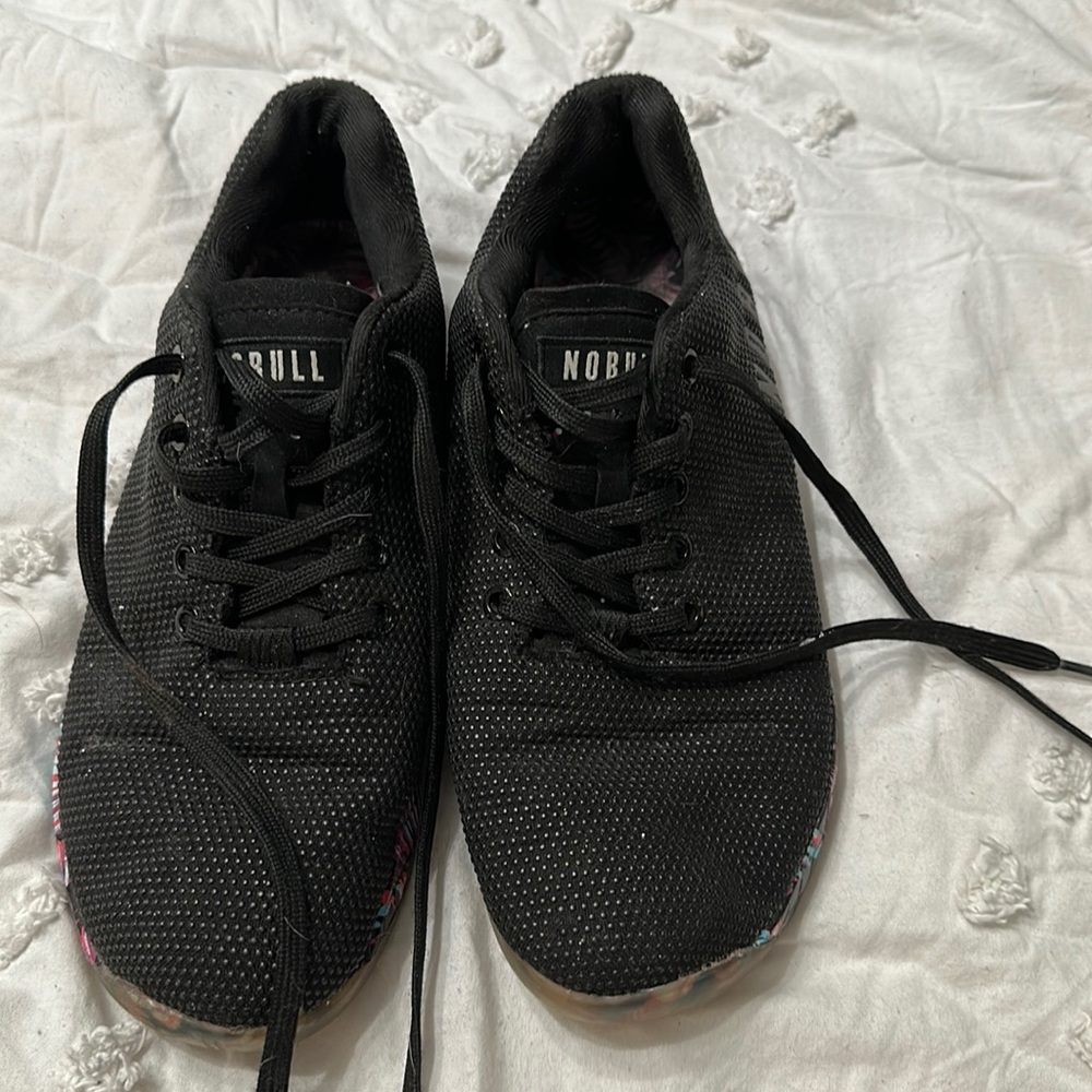 Nobull trainers sneakers black blue white pink purple gum sole M 7.5 W 9